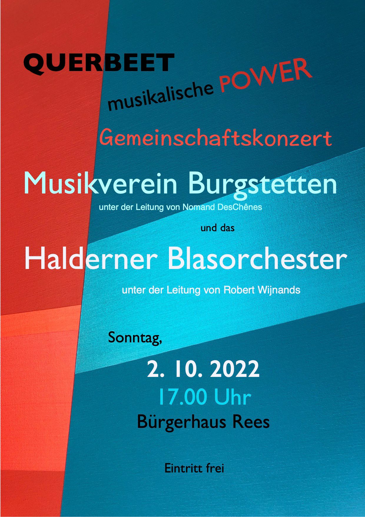 Konzert mit dem Musikverein Burgstetten